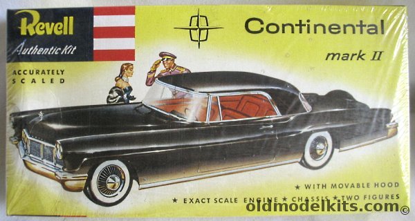 Revell 1/32 1956 Lincoln Continental Mark II, 1219 plastic model kit